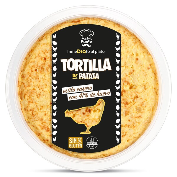 Tortilla De Patata Fresca Al Punto Bandeja 600 Gr.