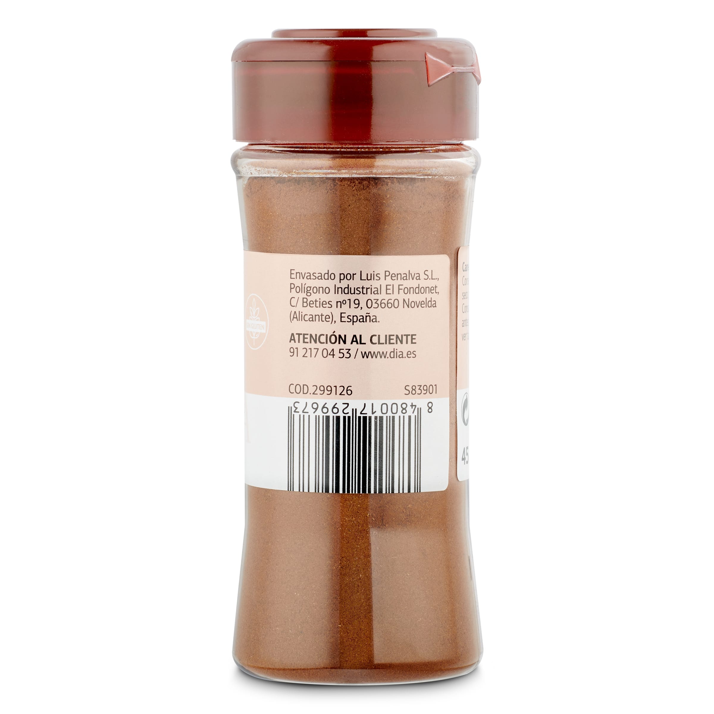 Canela molida Dia Vegecampo 45 g
