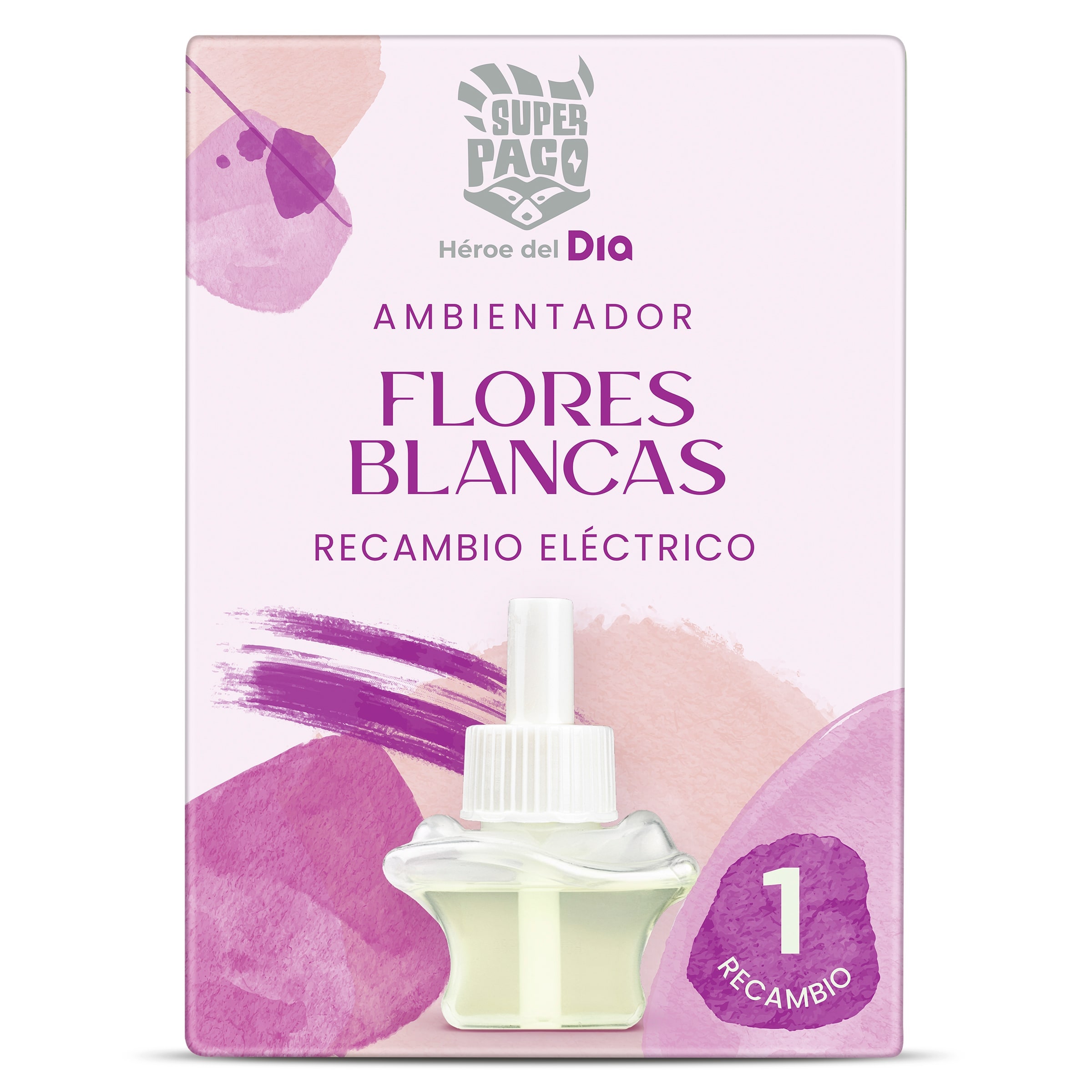 Recambio ambientador eléctrico flores blancas Dia Super Paco 1 unidad