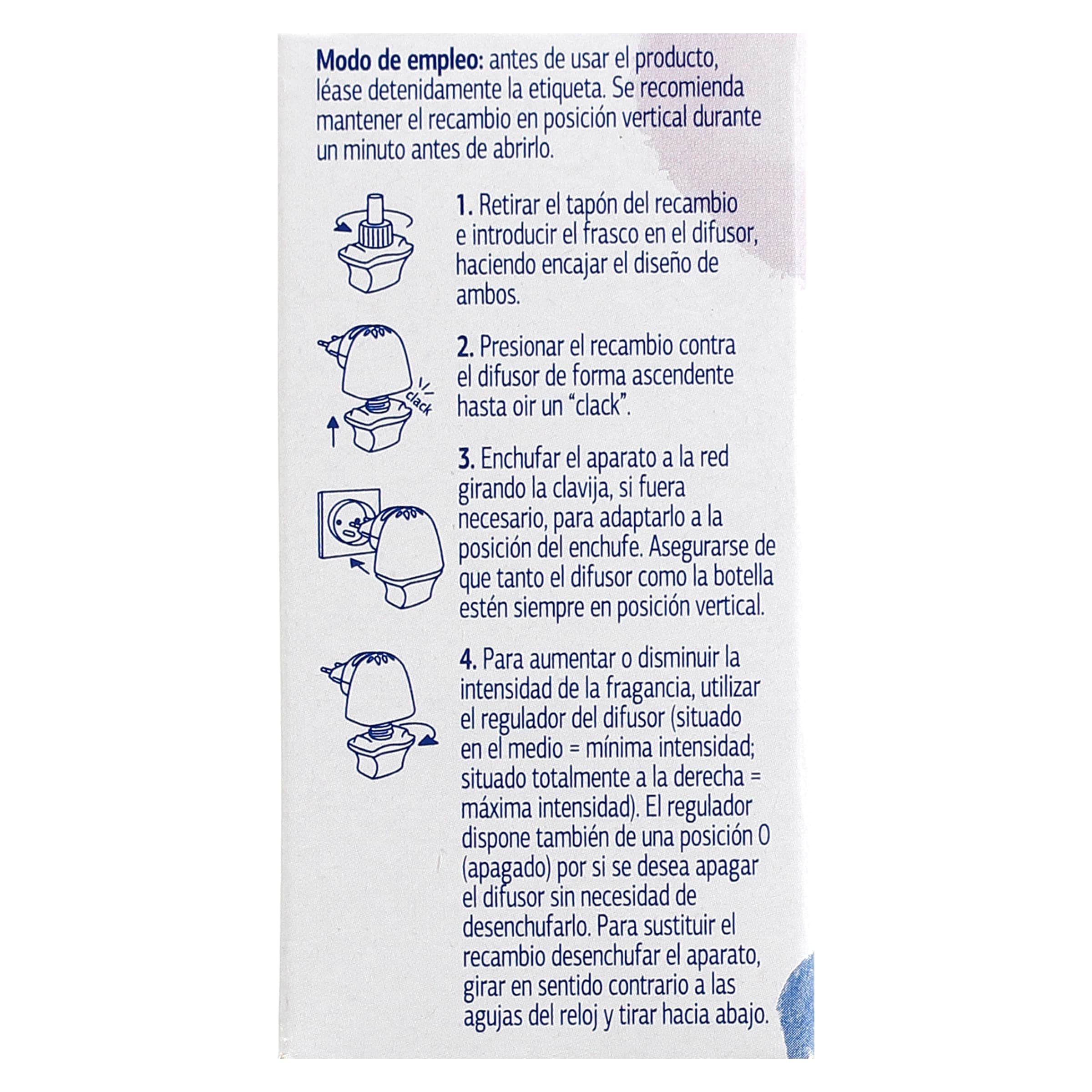 Recambio ambientador eléctrico jardín de invierno Dia Super Paco 1 unidad
