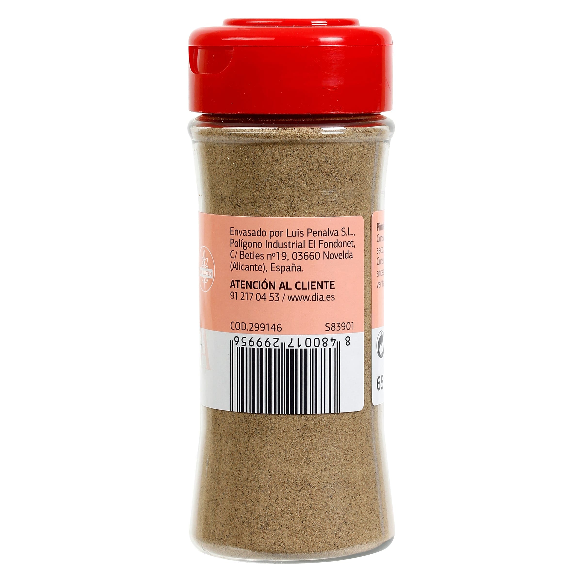 Pimienta blanca molida Dia Vegecampo 65 g