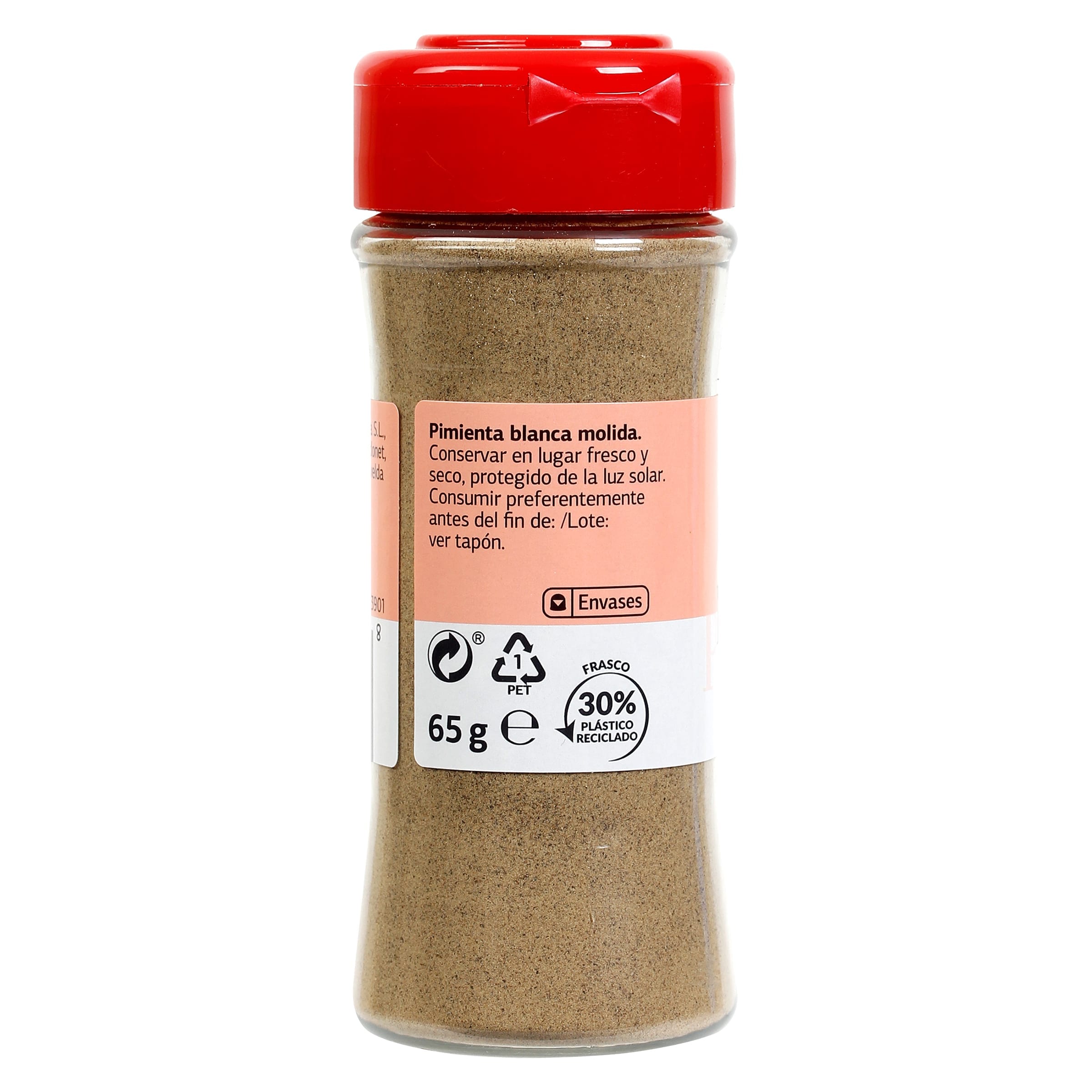 Pimienta blanca molida Dia Vegecampo 65 g