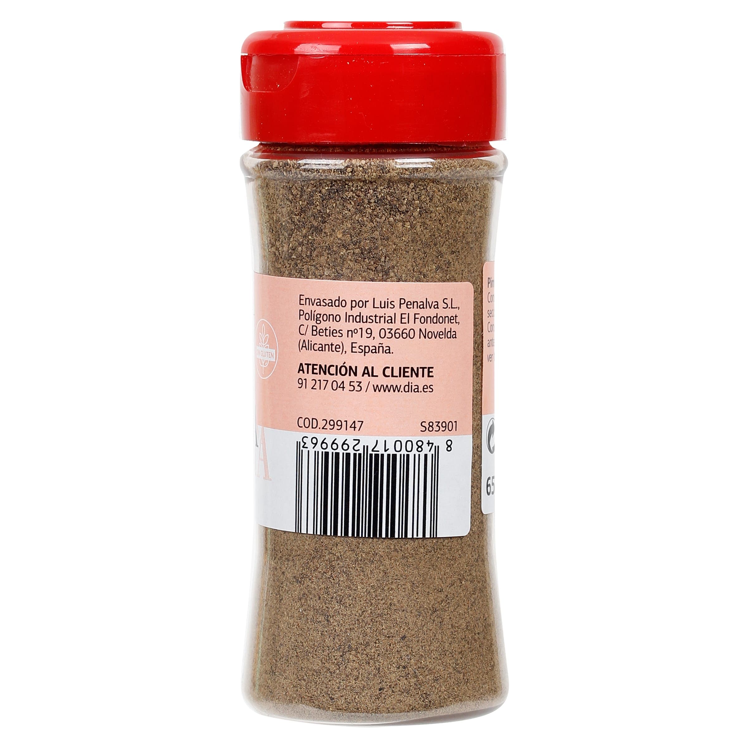 Pimienta negra molida Dia Vegecampo 65 g