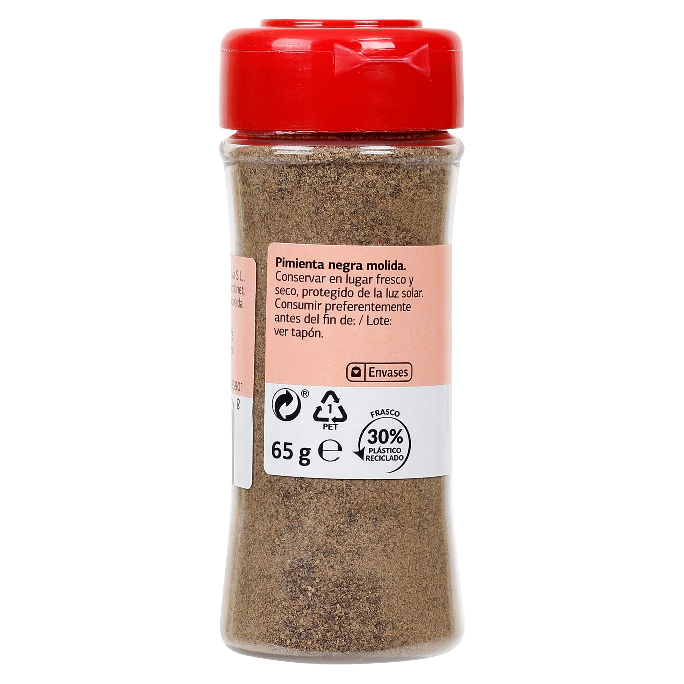 Pimienta negra molida Dia Vegecampo 65 g