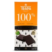 Chocolate negro 100% cacao Trapa 80 g