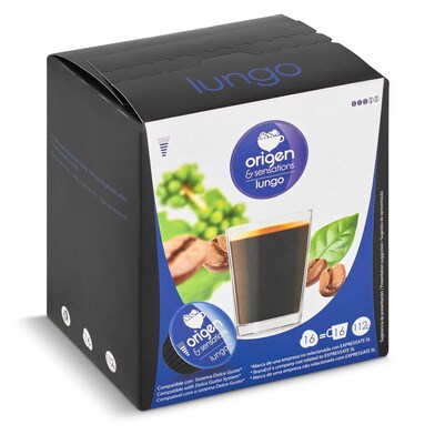 Café en cápsulas lungo Origen&sensations caja 16 unidades-0 Café en cápsulas lungo Origen&sensations caja 16 unidades-0