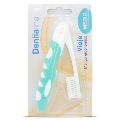 Cepillo de dientes medio de viaje Dentialine blister 1 unidad-0 Cepillo de dientes medio de viaje Dentialine blister 1 unidad-0