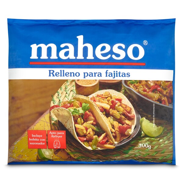 Relleno Para Fajitas Maheso Bolsa 300 Gr.