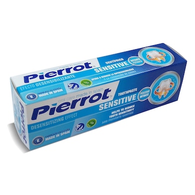Pasta dentífrica sensitive Pierrot tubo 75 ml-0