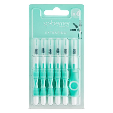Cepillo interdental extrafino Sp berner blister 6 unidades-0 Cepillo interdental extrafino Sp berner blister 6 unidades-0