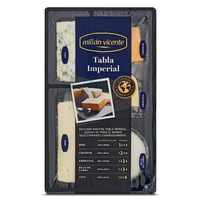 Tabla de quesos Imperial Millan vicente bandeja 250 g-0 Tabla de quesos Imperial Millan vicente bandeja 250 g-0
