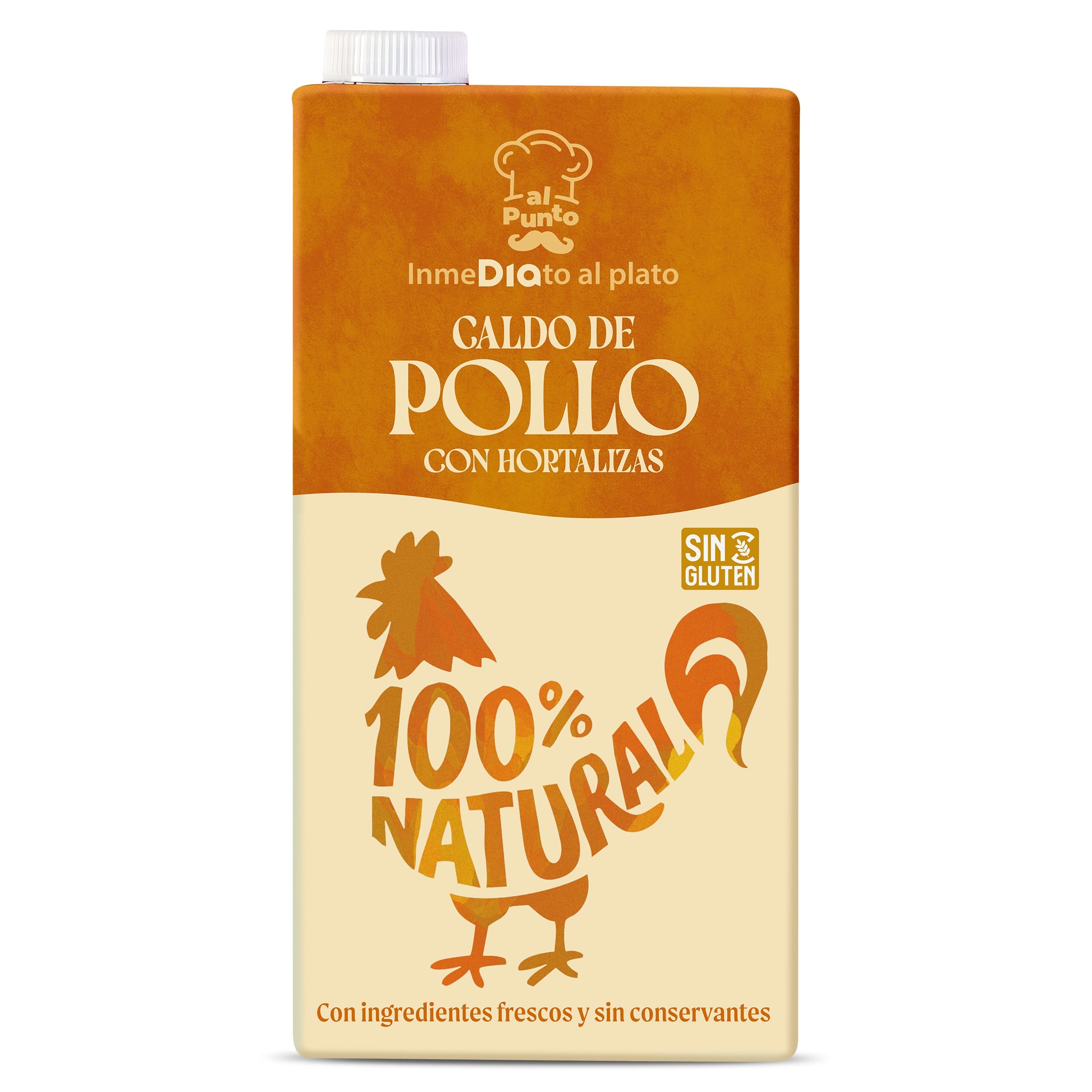 Caldo natural de pollo y hortalizas Dia Al Punto 1 L