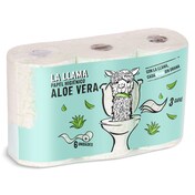 Papel higiénico aloe vera 3 capas La Llama Dia bolsa 6 unidades