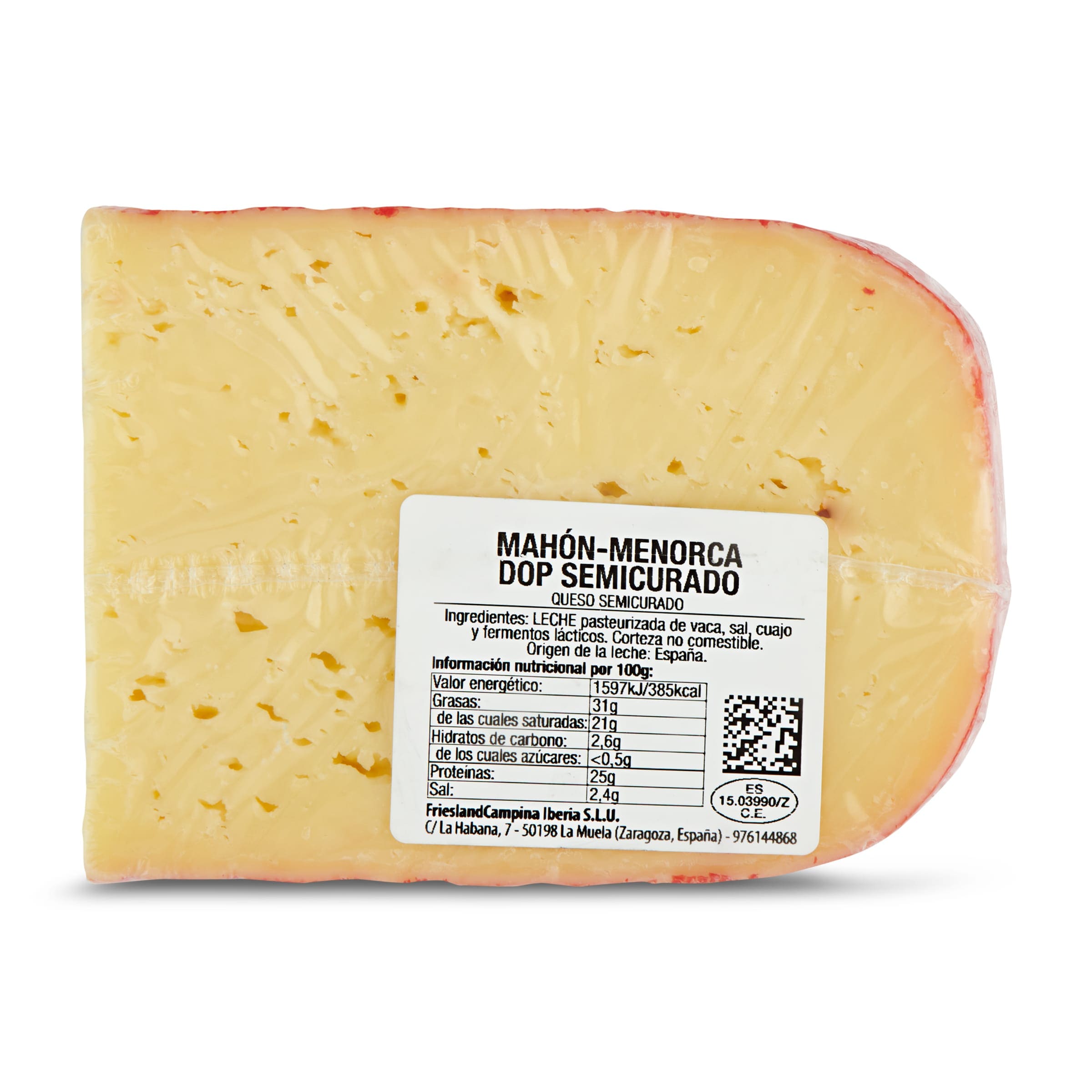 Queso Mahón semicurado Quesería del Mundo 220 g