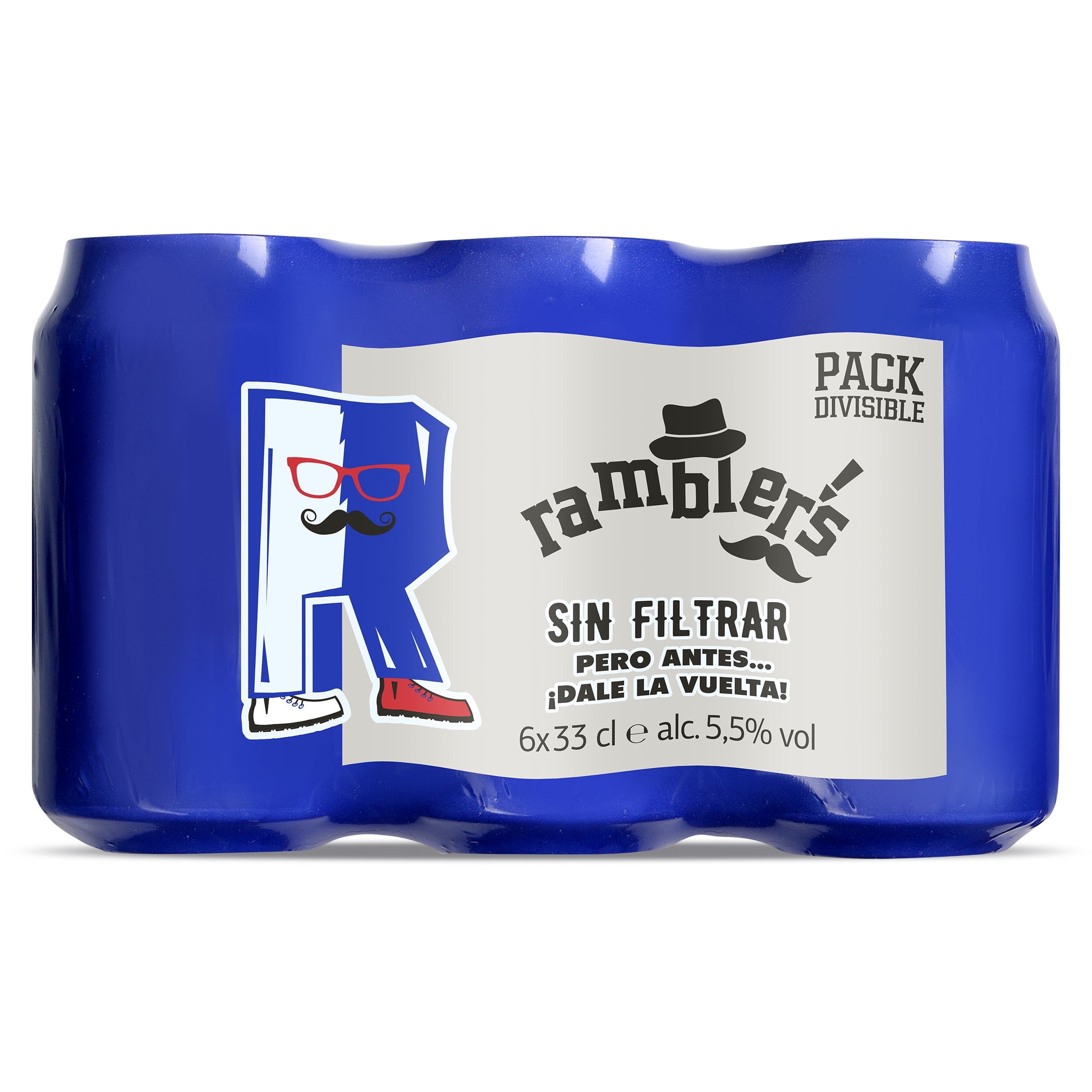 Cerveza sin filtrar Dia Ramblers pack 6 x 33 cl