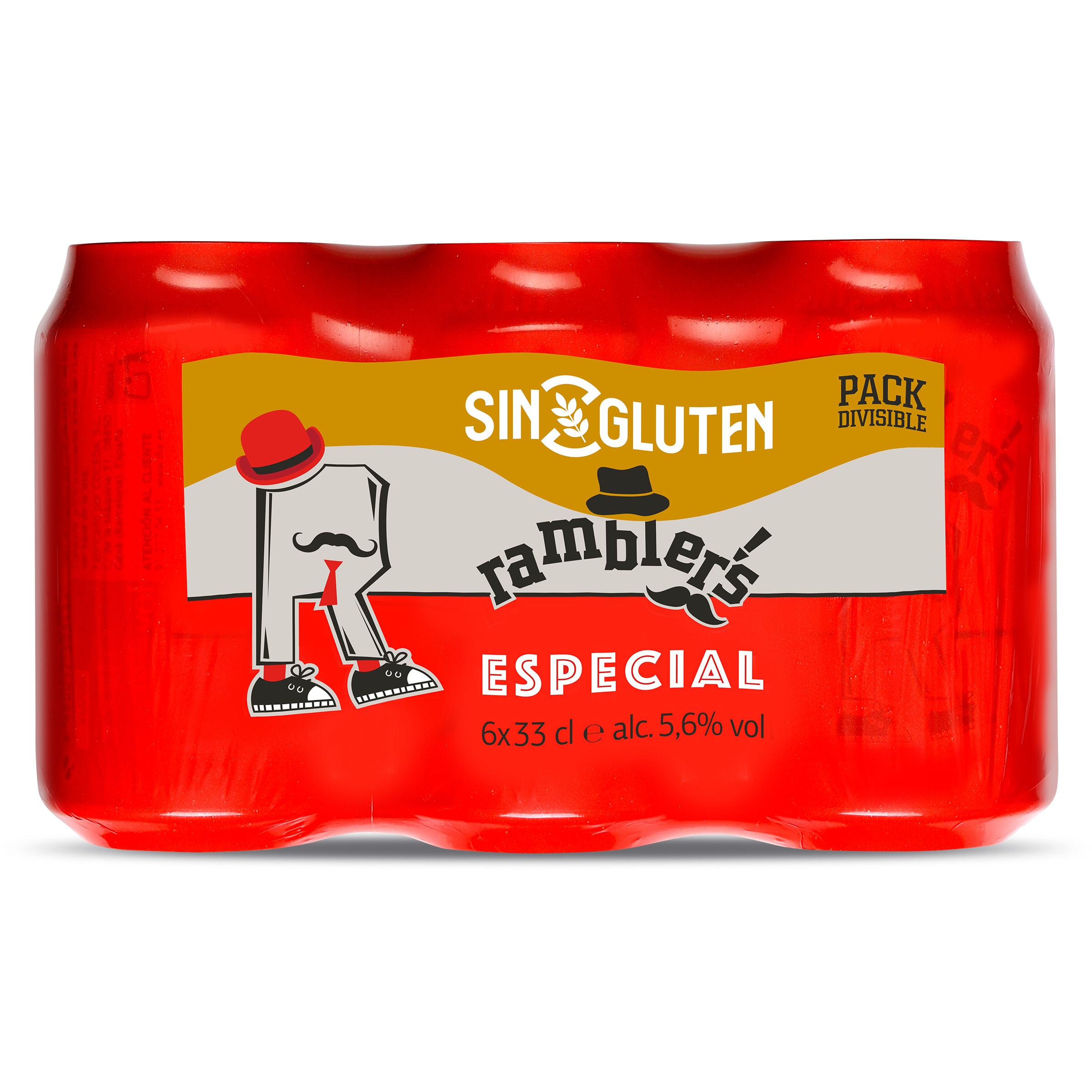 Cerveza sin gluten Dia Ramblers pack 6 x 33 cl