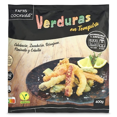Verduras en tempura Cocinarte bolsa 400 g-0