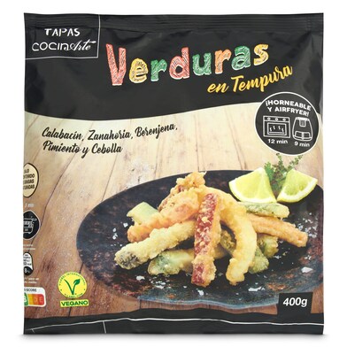 Verduras en tempura Cocinarte bolsa 400 g-0