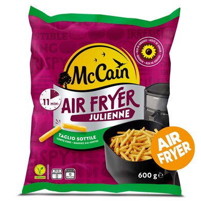 Patatas fritas corte fino Julienne McCain Airfryer bolsa 600 g-0 Patatas fritas corte fino Julienne McCain Airfryer bolsa 600 g-0