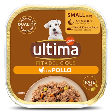 Alimento para perros adultos con pollo Ultima tarrina 150 g-0