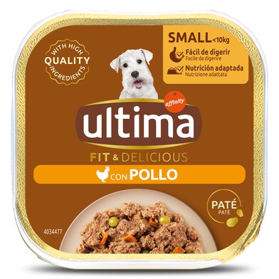 Alimento para perros adultos con pollo Ultima tarrina 150 g-0