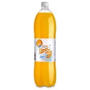 Refresco de naranja 8% zumo con gas zero  Upss Dia botella 1.5 l