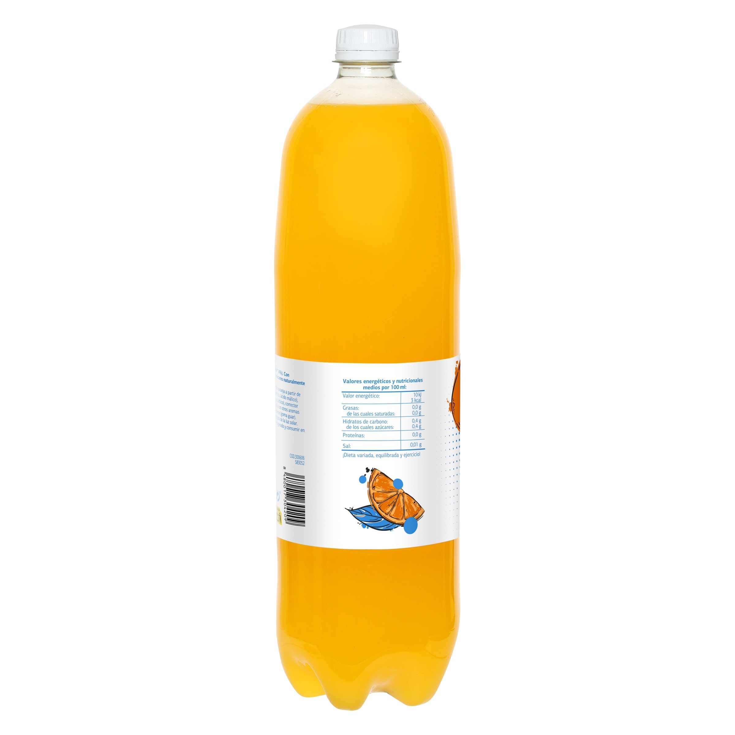 Refresco de naranja con gas zero Dia Upss 1.5 L