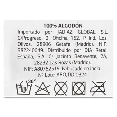 Bolsa de algodón rosa Dia 1 unidad-1 Bolsa de algodón rosa Dia 1 unidad-1