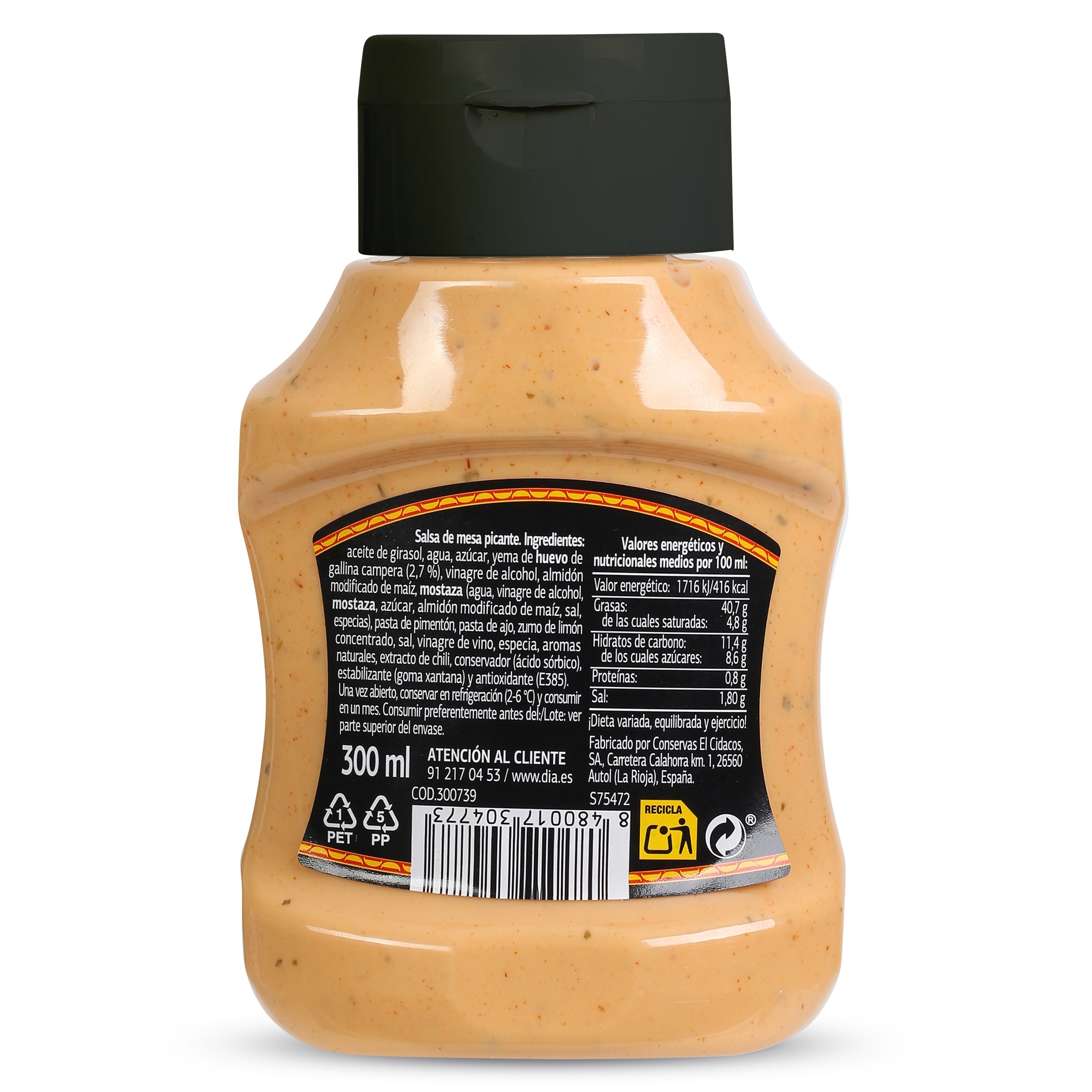 Salsa mayo sriracha Dia Salseo 300 ml