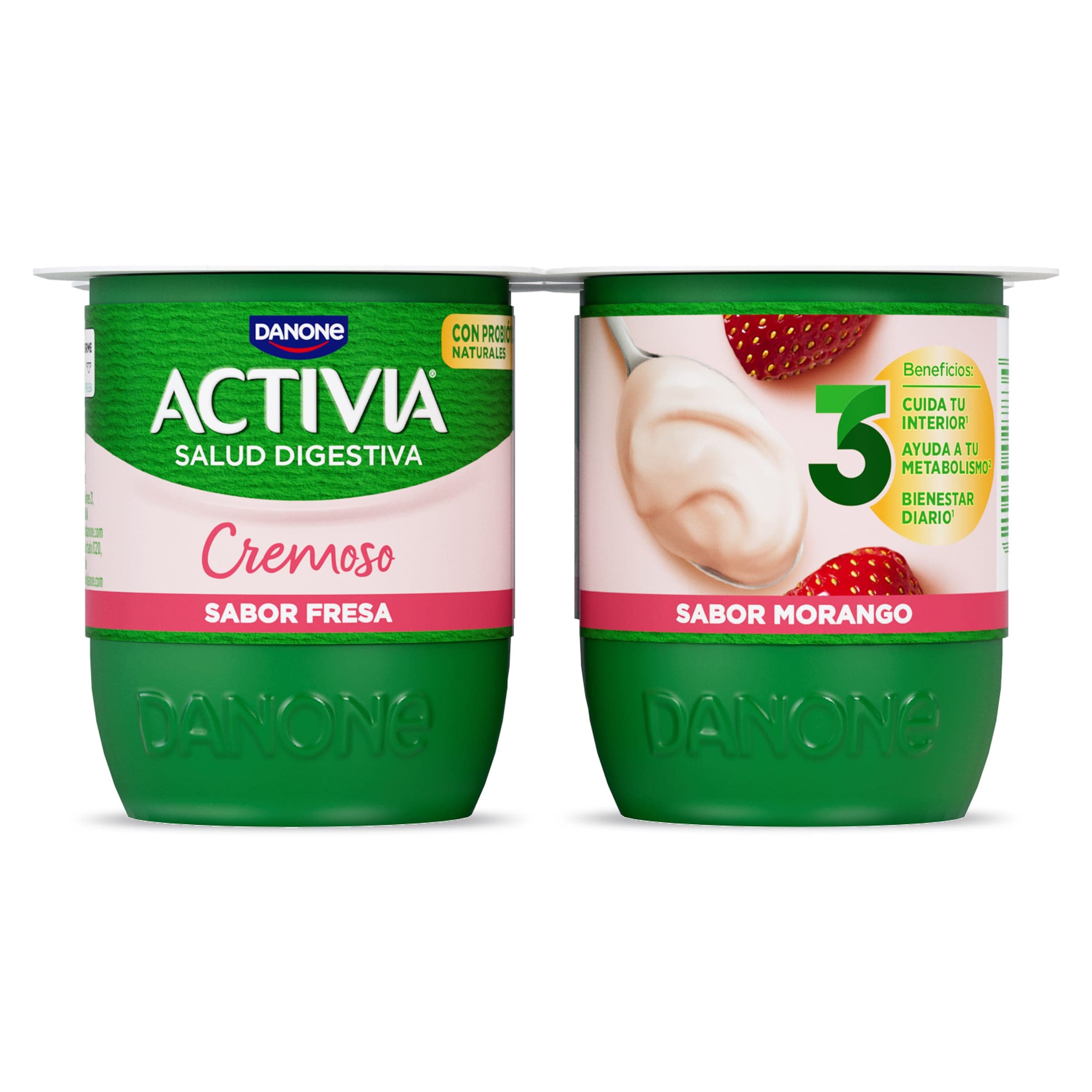 Bífidus cremoso con fresa Activia 4 x 115 g