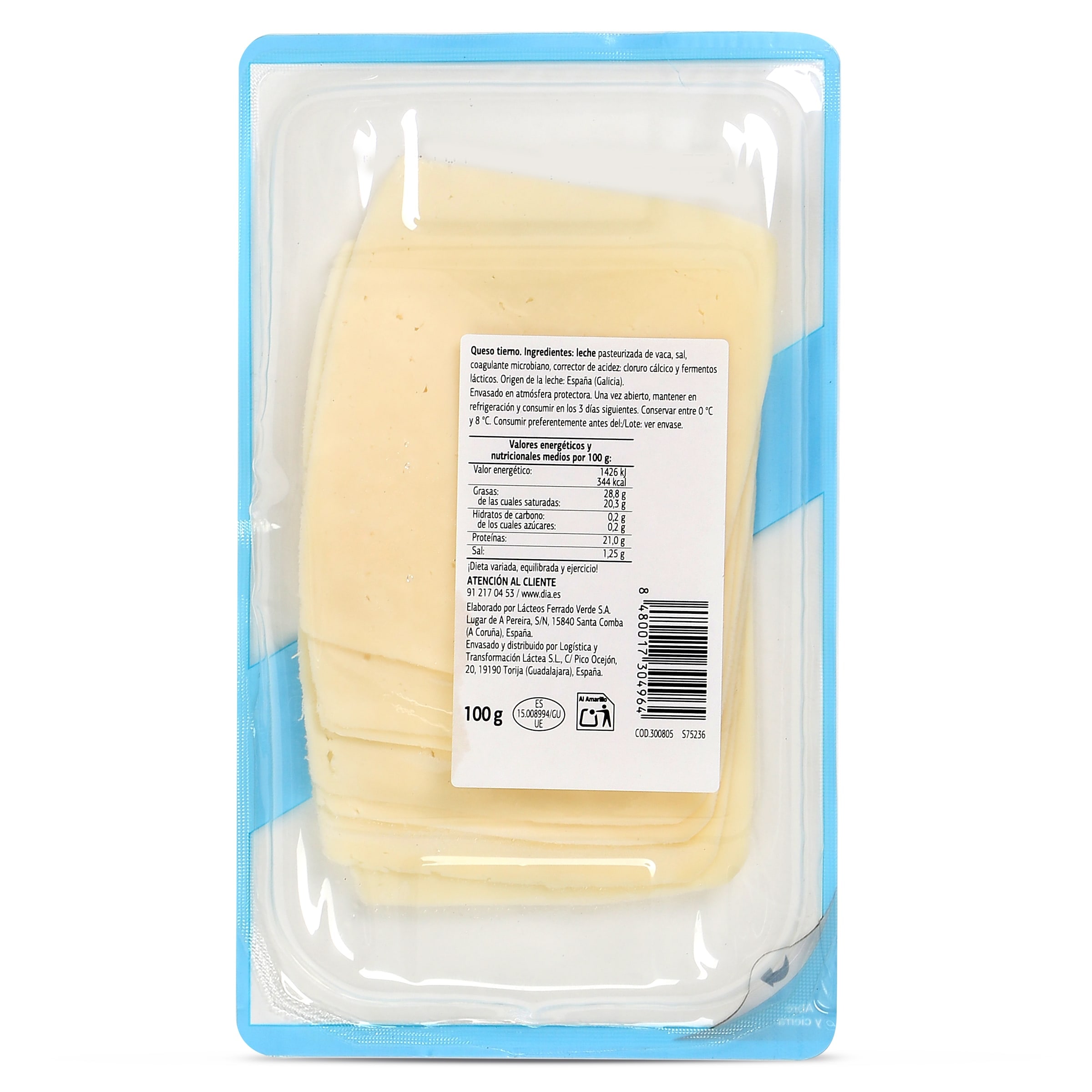 Queso de vaca barra gallega Dia El Cencerro 100 g