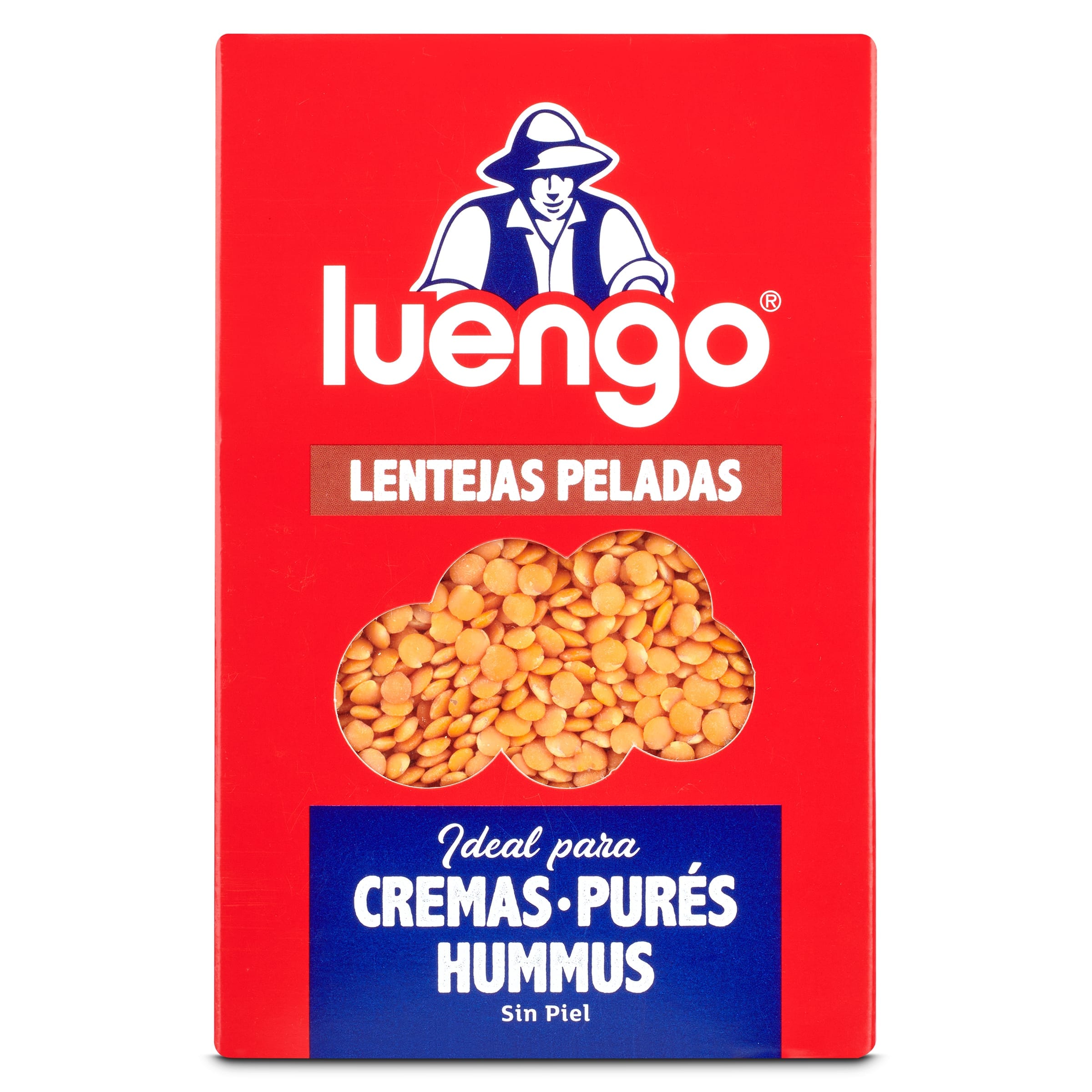 Lentejas rojas peladas Luengo 400 g
