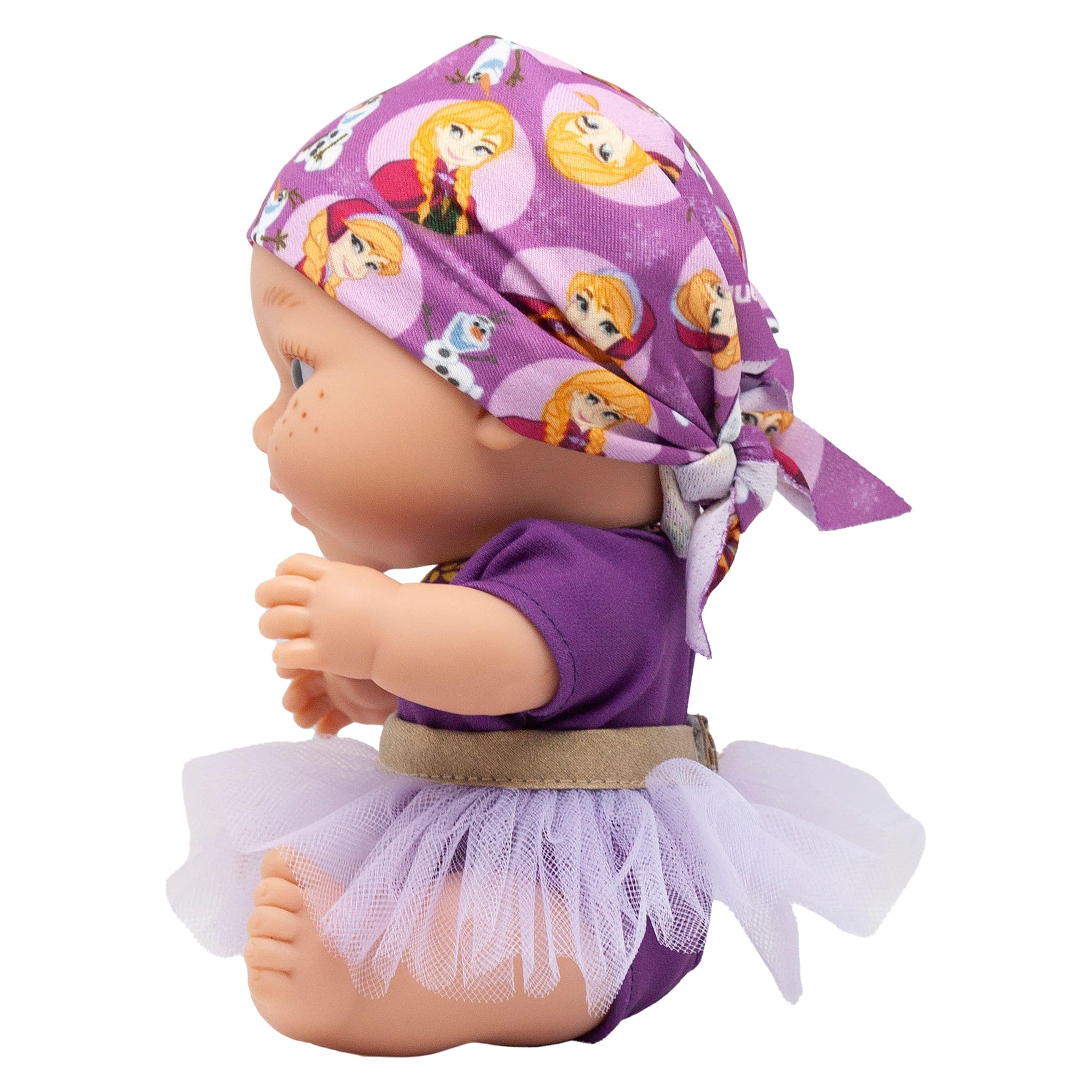 Muñeco solidario Frozen Anna Baby pelon 1 unidad