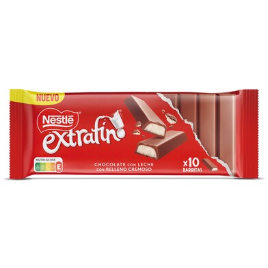 Chocolate con leche con relleno cremoso Nestlé Extrafino 100 g-0