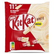 Mini barritas de galleta recubiertas de chocolate blanco Kit Kat bolsa 146 g