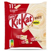 Mini barritas de galleta recubiertas de chocolate blanco Kit Kat bolsa 146 g