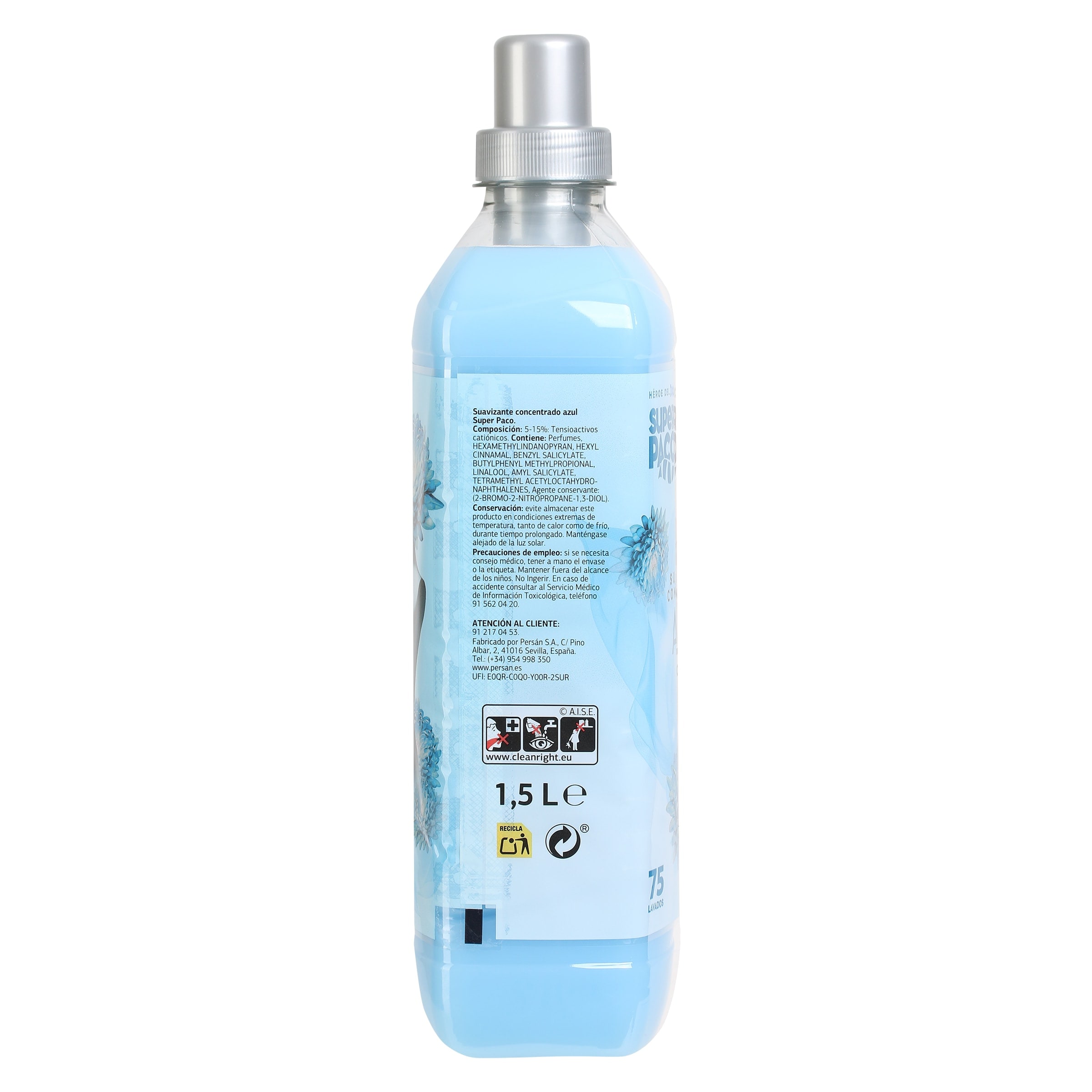 Suavizante azul Dia Super Paco 75 lavados