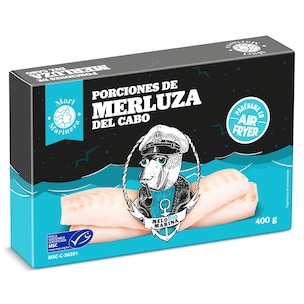 porciones de merluza del cabo msc caja 400 g