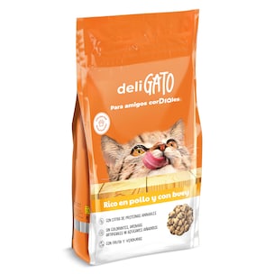 alimento para gatos con pollo y buey 15 kg