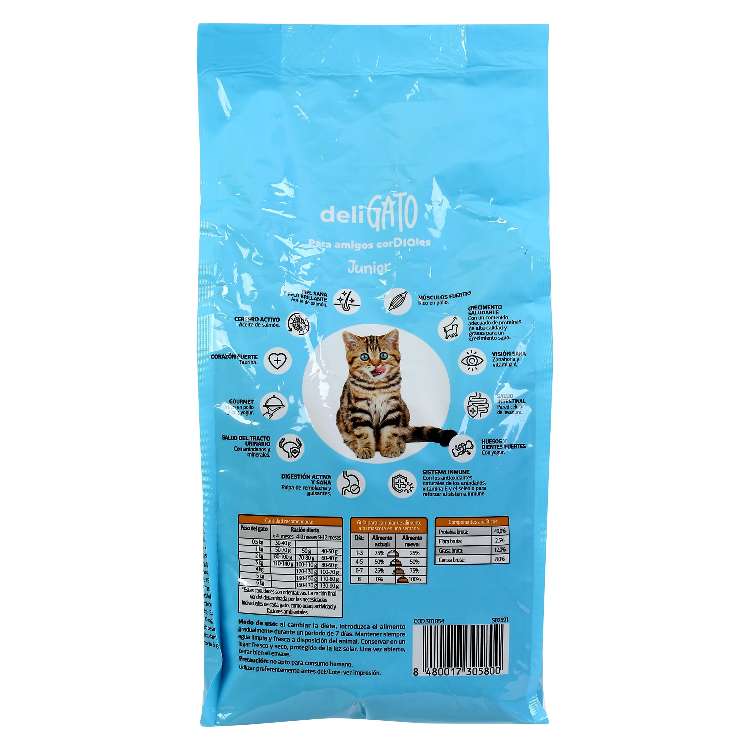Alimento para gatos junior con pollo Dia Deligato 1.5 Kg