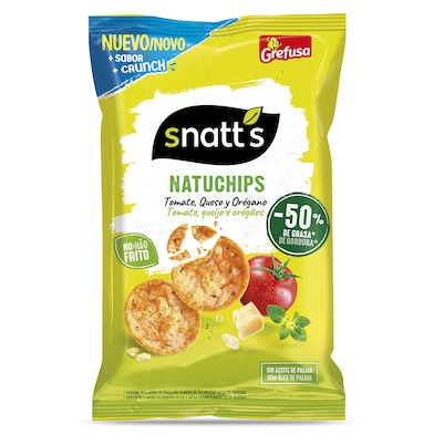 Naturchips con tomate, queso y orégano Snatt's bolsa 65 g-0
