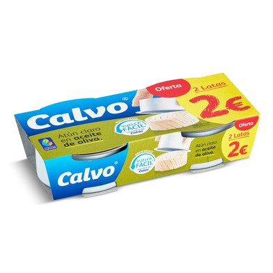 Atún claro en aceite de oliva Calvo pack 2 x 52 g-0 Atún claro en aceite de oliva Calvo pack 2 x 52 g-0