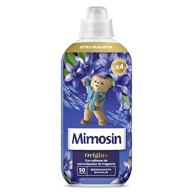 Suavizante concentrado bergamota salvaje Mimosin Origins botella 50 lavados-0
