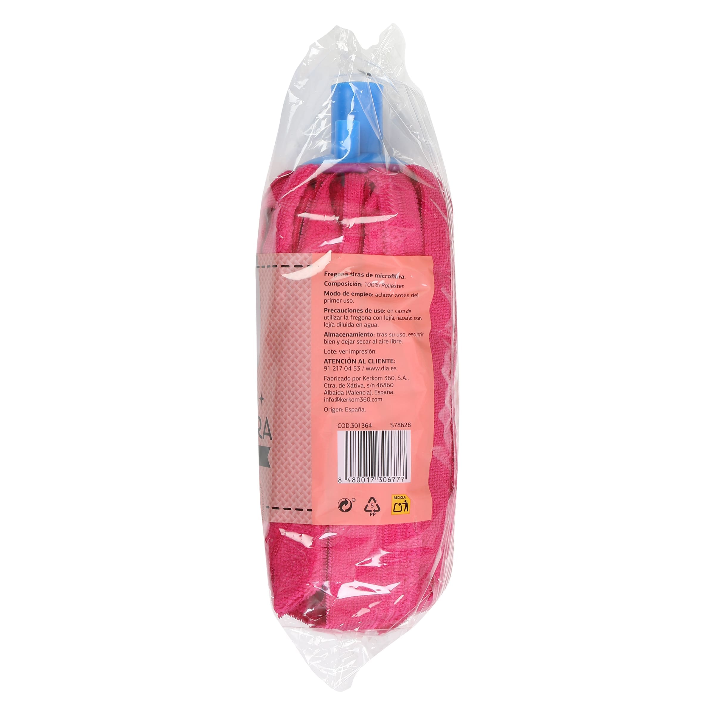 Fregona de microfibra resistente Dia Super Paco 1 unidad