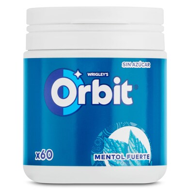 Chicles sabor mentol fuerte sin azúcar Orbit bote 60 unidades-0 Chicles sabor mentol fuerte sin azúcar Orbit bote 60 unidades-0