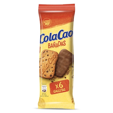 Galletas bañadas con chocolate ColaCao bolsa 63 g-0