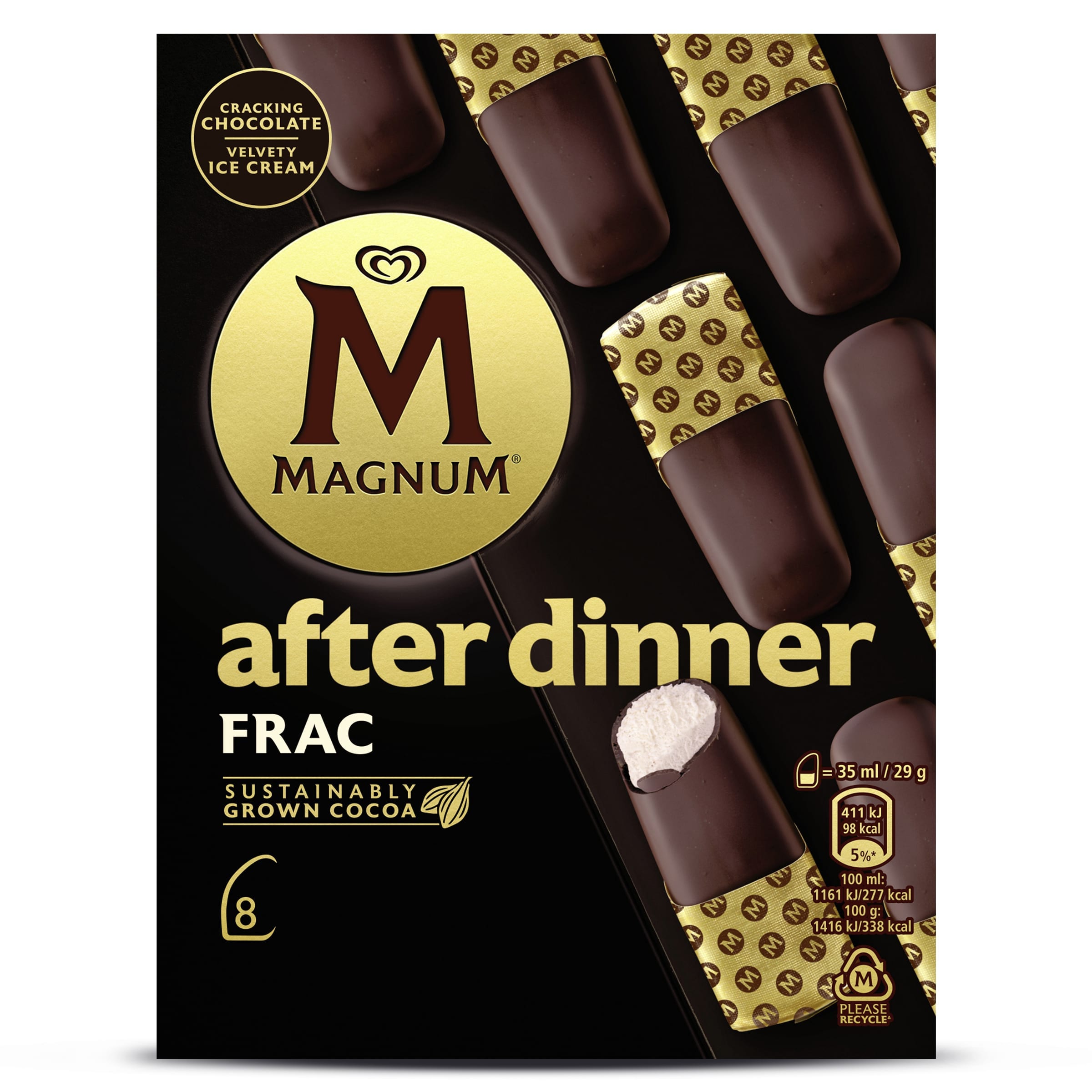 Magnum after dinner frac 8 x 29 g
