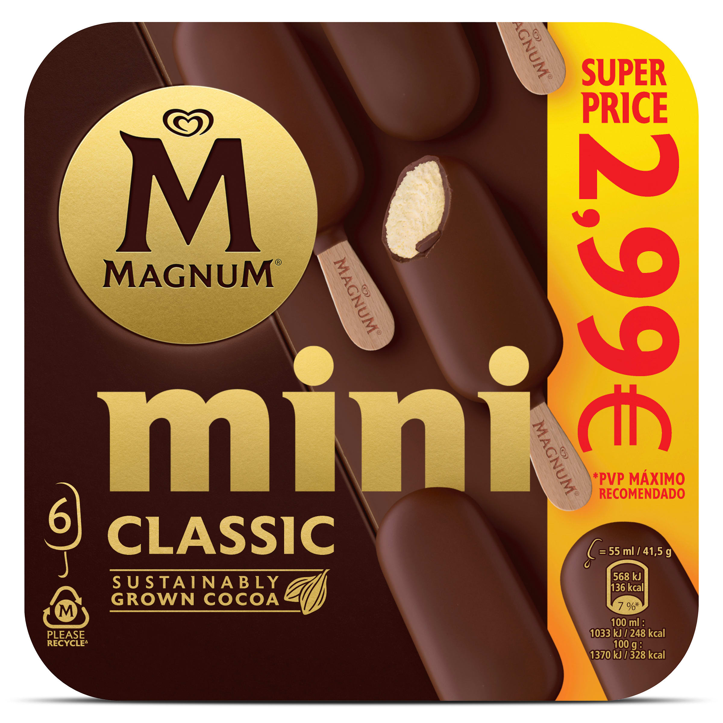 Magnum classic 6 x 41,5 g