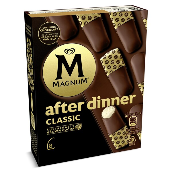 Helado Bombón After Dinner Classic Magnum 8 Uds. 232 Gr.