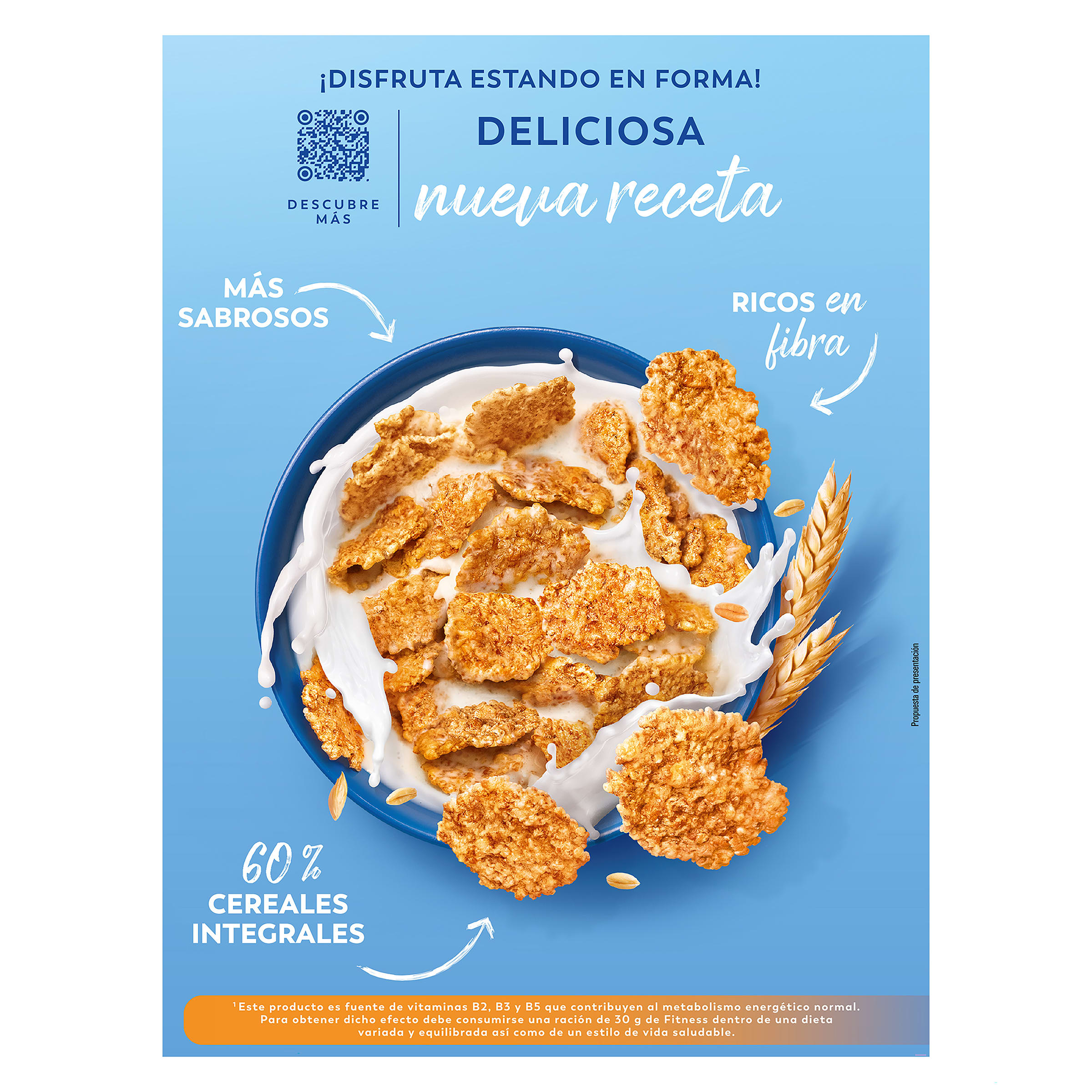 Copos de trigo integral, avena integral y arroz tostados Nestlé 300 g